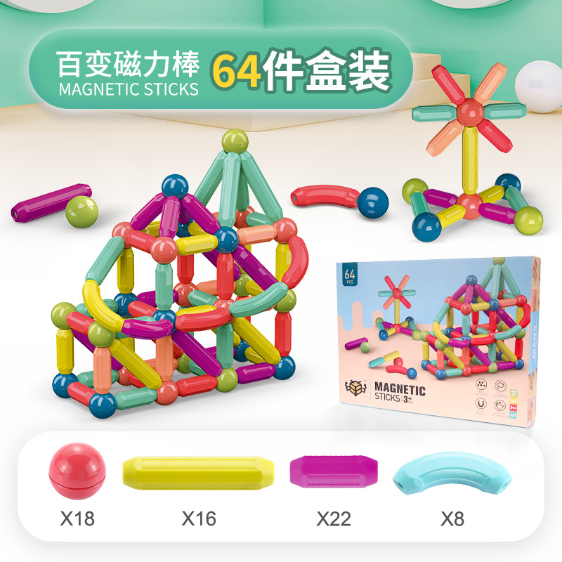 Embalaje de caja de color de 64 piezas