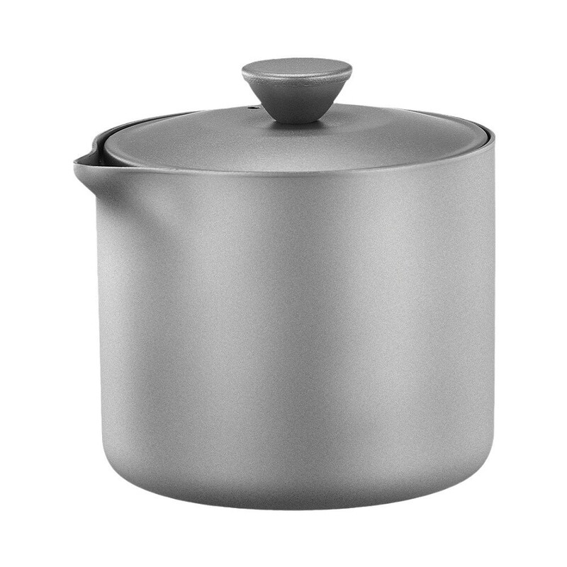 チタン職人純チタン旅行茶器セット屋外キャンプ快客杯高級二重泡茶器携帯チタン茶器|undefined