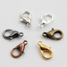 现货diy饰品配件手链项链串珠材料合金电镀手链连接扣20个龙虾扣