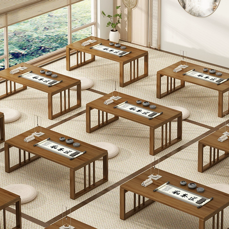 # Стол с эркером, небольшой журнальный столик, низкий столик в японском стиле, чайный столик с татами, складной столик для балкона, бытовой напольный стол, китайские исследования