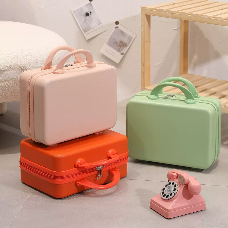 迷你14寸行李箱定制LOGO伴手礼16寸手提箱小箱子旅行箱小型密码箱