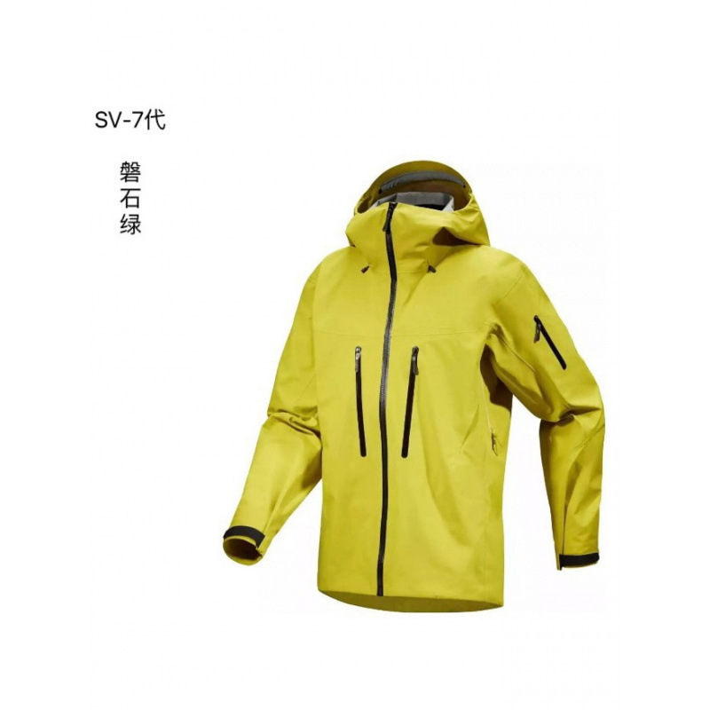 Wholesale Niijia's Same Style Alpha Sv7 Generation Spring & Fall Single-Layer Outdoor Jacket for Men and Women Hard Shell Waterproof Mountaineering Clothing