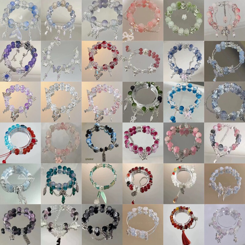 Explosive Bracelet Collection Water Drop Bracelet Peripheral Niche Bracelet Design Sweet Little Red Riding Book recommend Best Friend Bracelet