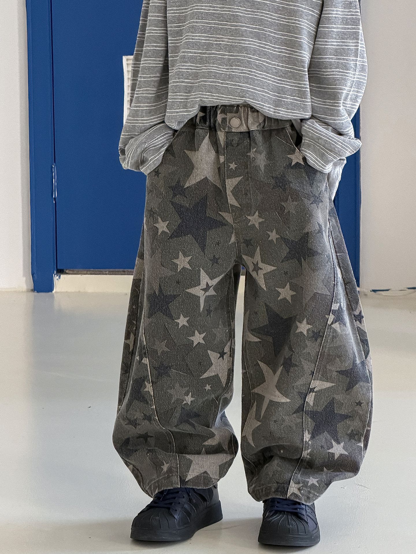 Children's autumn jeans for boys