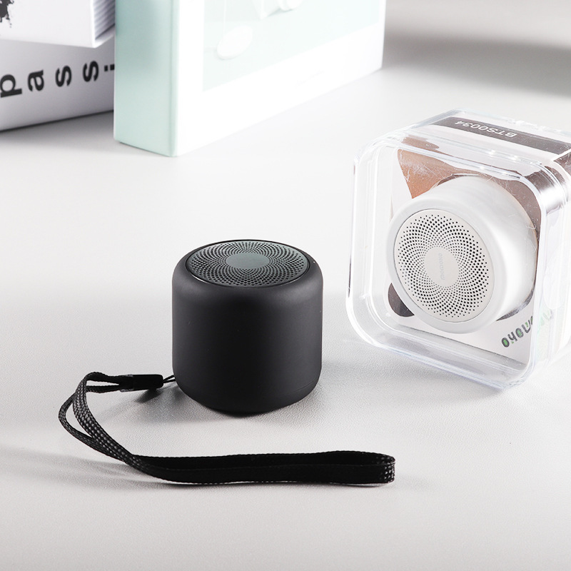 光沢円筒形ミニスピーカー工場私型ストラップ付き携帯電話入金bluetoothワイヤレスオーディオ|undefined