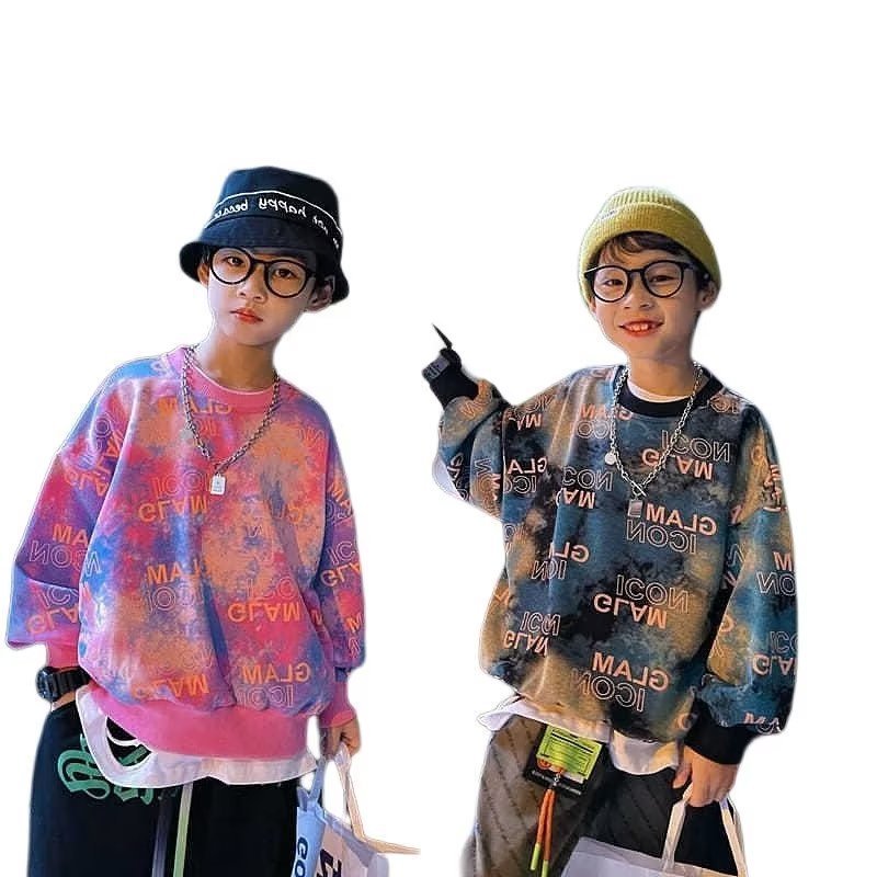 男児のパーカー春秋服2023新型中大童韓国版ゆったりとした洋風のファッションが格好いいカジュアルな長袖の上着|undefined
