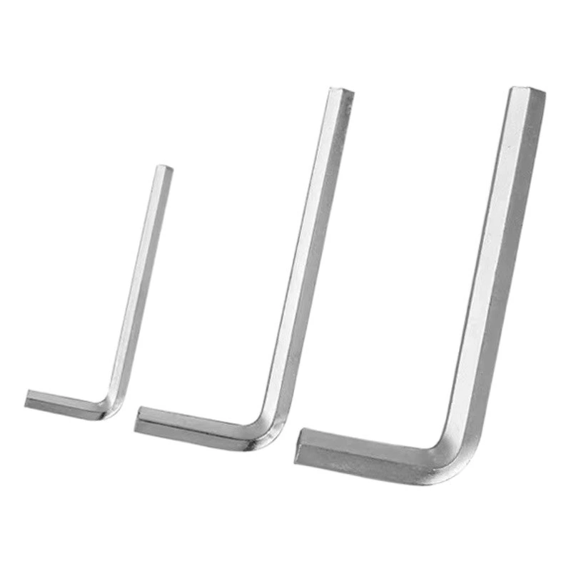 Оцинкованный шестигранный ключ L-образный шестигранный ключ Винтовой инструмент Метрический L-образный маленький гаечный ключ 7-образный шестигранный ключ