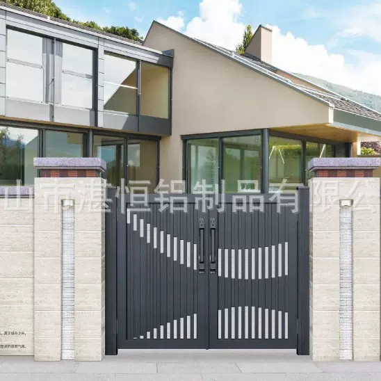 欧式别墅室内铝合金楼梯扶手铜铝艺护栏优雅风格栏杆现代简约