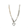 Brand necklace from pearl hip-hop style, advanced chain for key bag , accessory, light luxury style, high-quality style