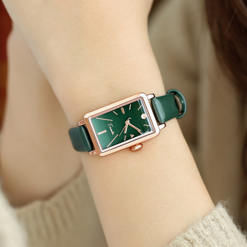 EAVANLIN small square watch retro simple Ewenlin temperament square watch light luxury niche new watch women