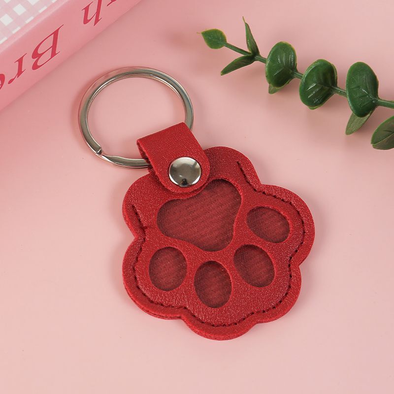キーホルダー本革 DIY ペットの毛猫の爪記念収納ペンダント猫と犬のペンダント毛ニッチ|undefined