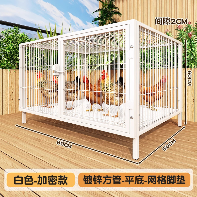 家用饲养箱方管鸡笼子室外农村家用室内折叠鸡舍铁丝网养殖笼鸭鹅|undefined