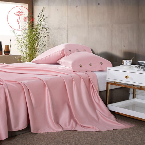Cross-border 80-count long-staple cotton single sheets and fitted sheets for foreign trade original single high-count high-density pure cotton Class A hotel B&B bed