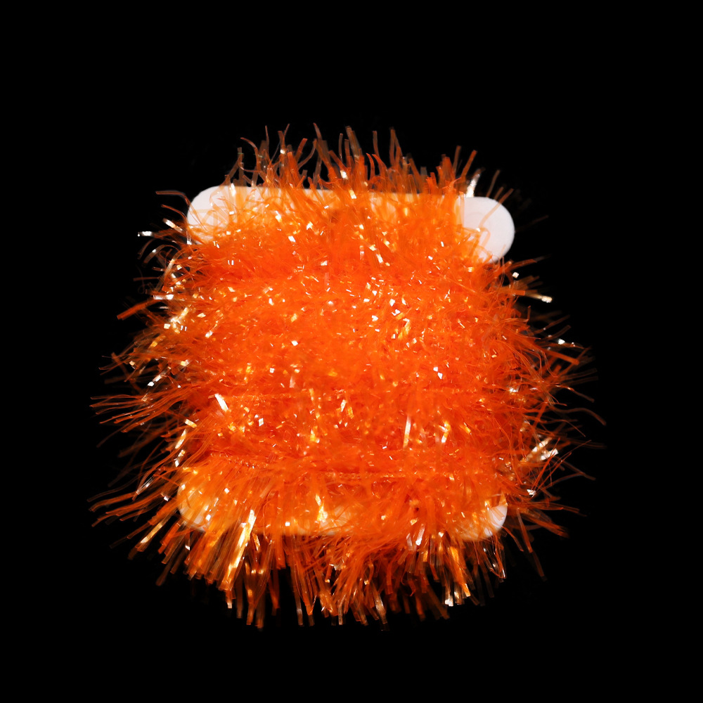 Luyafei mosca cebo material de unión unilateral línea de cristal bajo trucha cinturón decorativo lana gancho cebo línea de unión