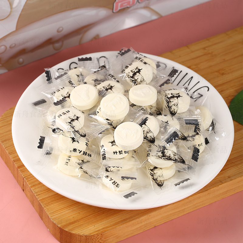 Xinjiang High Calcium Milk Bar 500g/bag Pasture Family Dry Milk Snack Independent Packaging Children's Snack Candy Cheese