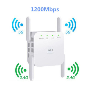 1200m dual-band repeater AC1200m wireless wifi signal amplifier dual-band gigabit direct supply from manufacturers
