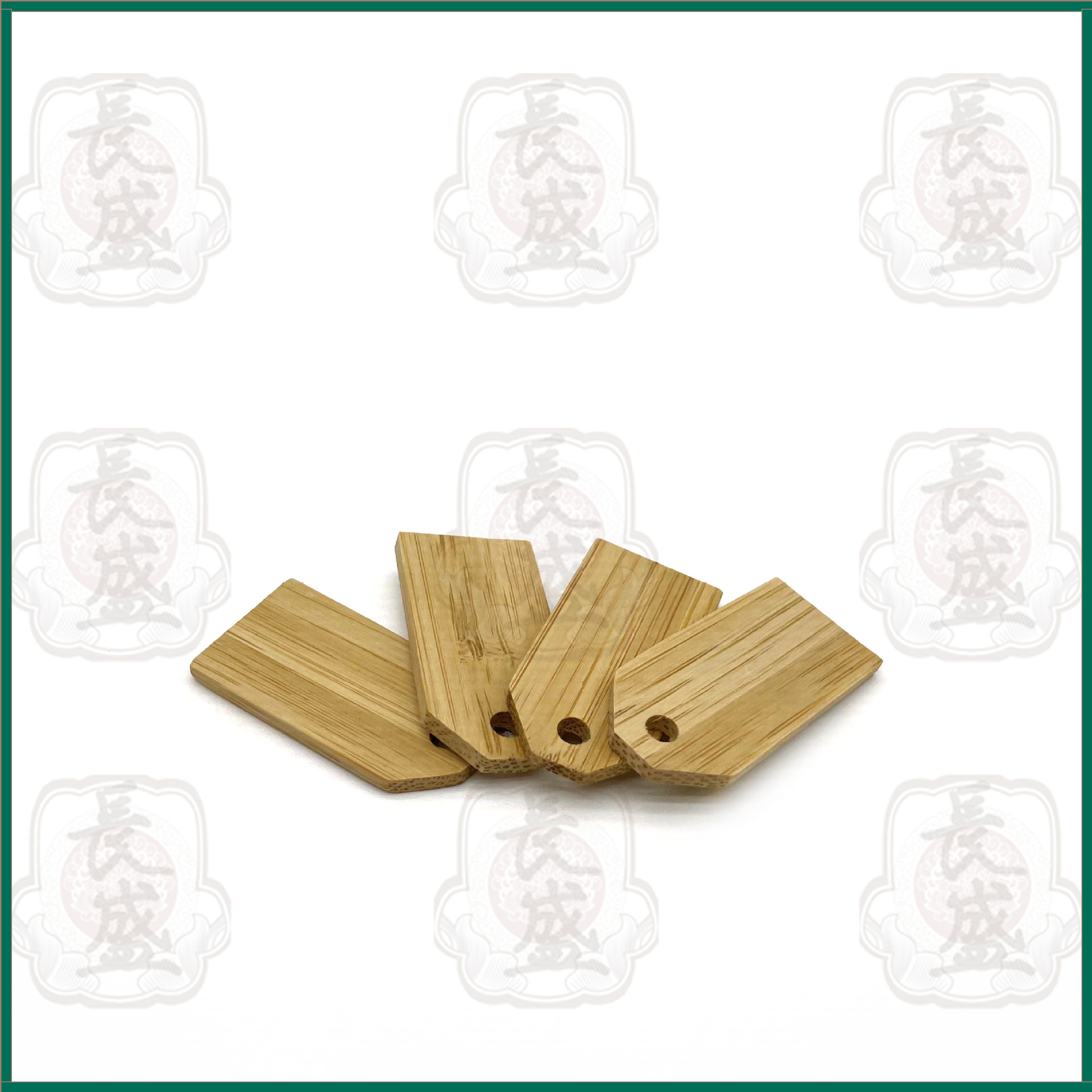 木雕刻小木牌无事牌吊坠饰品忍字情侣对牌礼物DIY刻字竹牌挂件