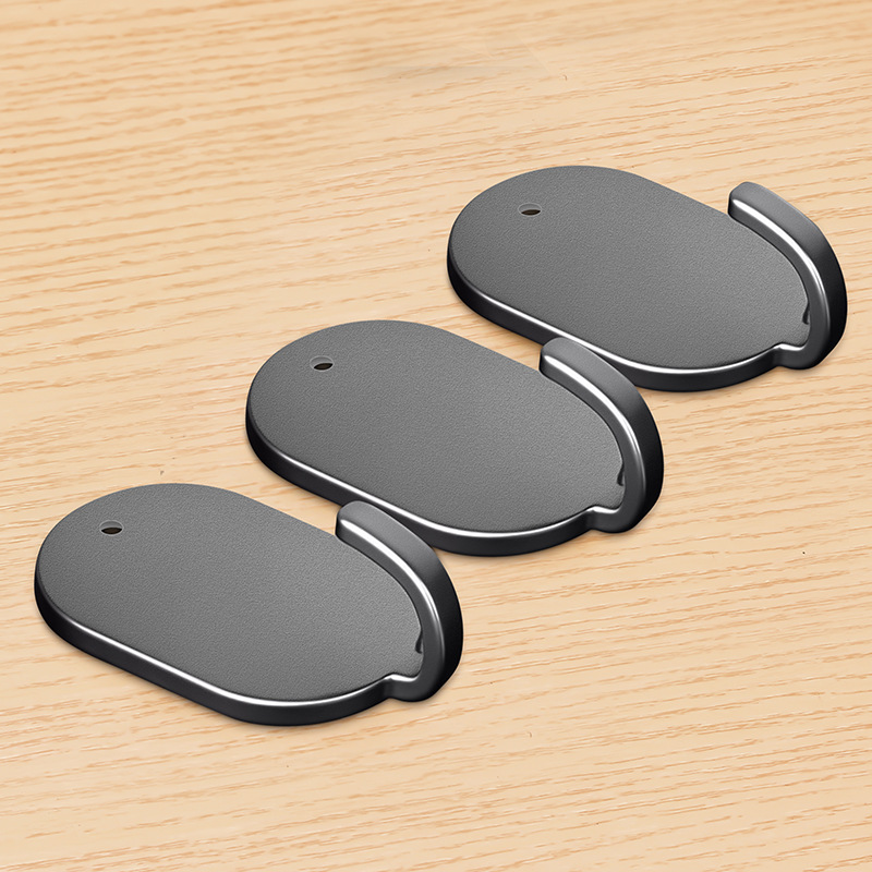 Gancho de acero inoxidable 5 paquetes de adhesivo fuerte sin perforar puerta de cocina colgante de pared trasero sin costuras pegatina de llave de pared viscosa