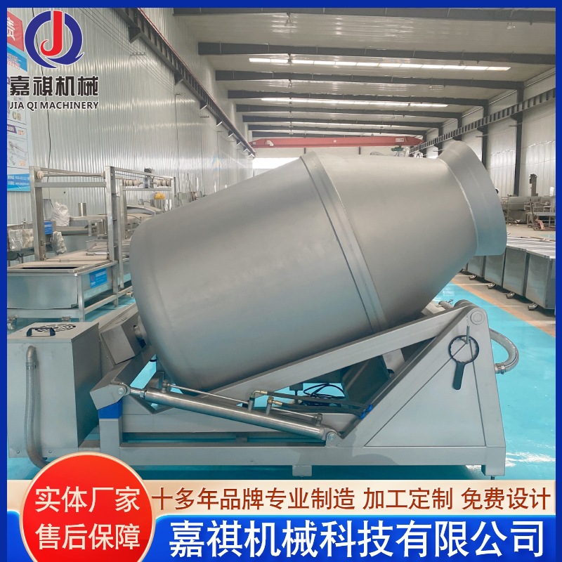 鸡柳真空腌制机设备 全自动液压式滚揉机 培根肉牛肉腌制机设备