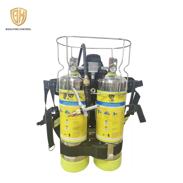 厂家批发消防8KG背负式超细干粉灭火装置