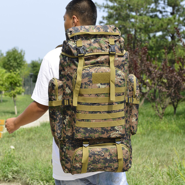 waterproof capacious camouflage backpack