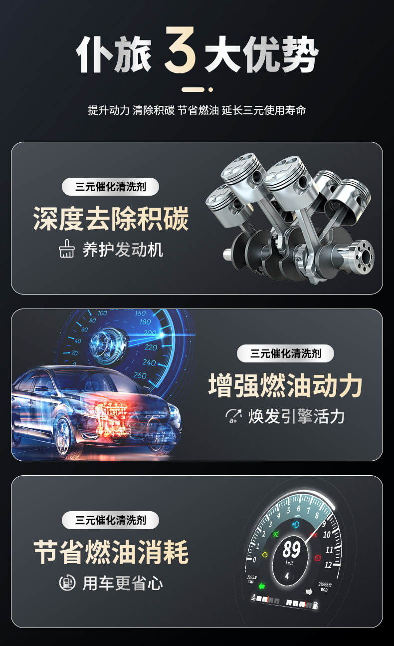 Pulv Liquid Gold Fuel Additive Carbon Deposit Remover Gasoline Additive Engine Three-Way Catalytic Cleaner Genuine Product