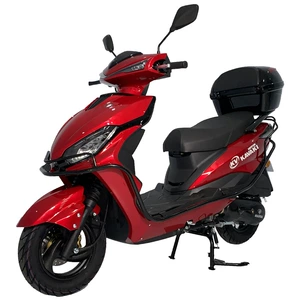 Guangdong Factory Spot Promotion with Tail Box 125cc/150cc New Eagle 13 Fuel Scooter Motorcycle