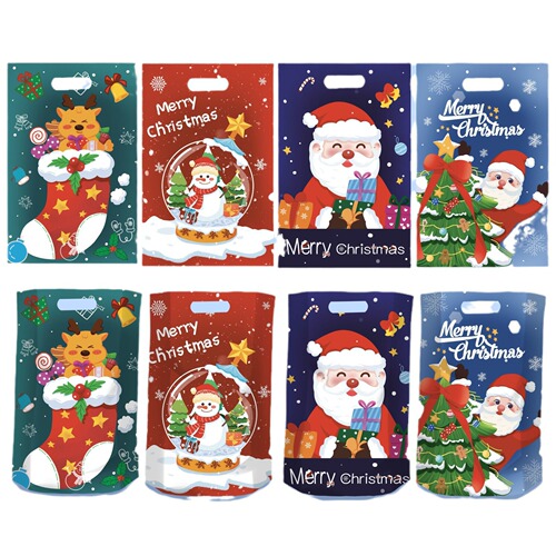 Christmas Candy Bag Creative Handbag Children's Gift Gift Bag Wholesale Christmas Tree Reindeer Print Bag