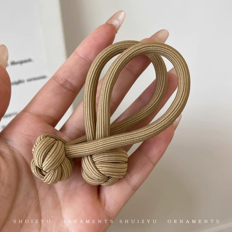2025 nuevo estilo cuerda para la cabeza niña banda de goma de gama alta cuerda para atar el cabello temperamento de alta gama lazo para el cabello funda de cuero simple tocado