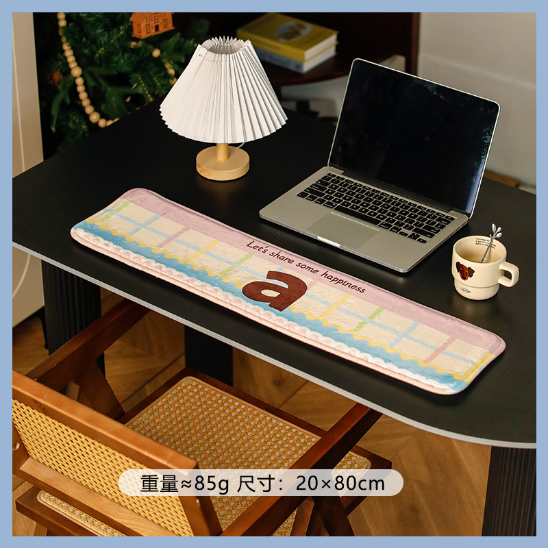 Бежевые плетеные фланелевые большие налокотники