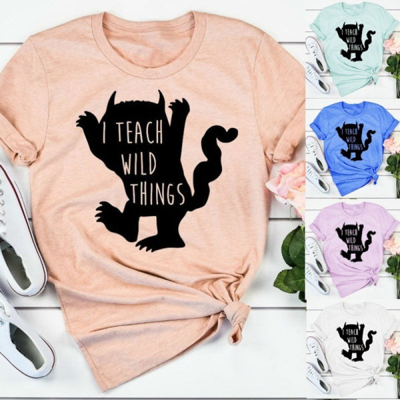 大码欧美T恤女学生女装创意搞怪猫咪 Women Tshirts