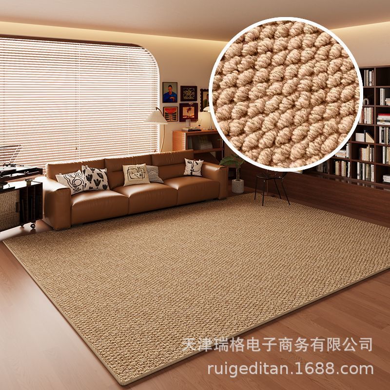 Imitation Sisal Living Room Carpet with Large Loop Pile, Anti-Cat Scratch, Bedroom Bedside Rug, Bay Window Mat, Entryway Door Mat Imitation Sisal Living Room Carpet with Large Loop Pile, Anti-Cat Scratch, Bedroom Bedside Rug, Bay Window Mat, Entryway Door Mat