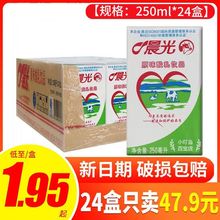 晨光原味酸乳饮品250ml*24盒整箱新日期批发