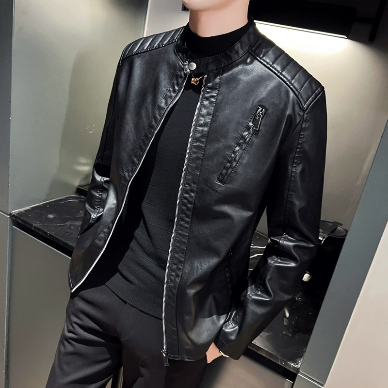 Short demi-season trend down jacket, Korean style, slim fit