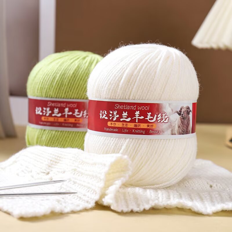 290 Wool Yarn Shetland Medium-Thick Hand-Knitting DIY Small 4-Strand Material for Knitting Sweaters, Scarves, Hats, Knitting Yarn 290 Wool Yarn Shetland Medium-Thick Hand-Knitting DIY Small 4-Strand Material for Knitting Sweaters, Scarves, Hats, Knitting Yarn