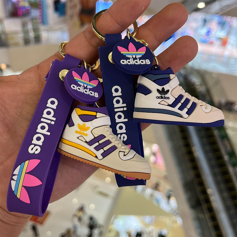 Adidas Shoe Mold Keychain Clover Sports Shoes Car Key Pendant Bag Hanging Accessories Wholesale