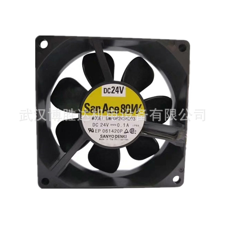 9WP0824S4D03 三洋SANYO变频器防水散热风扇 24V 0.1A 8CM