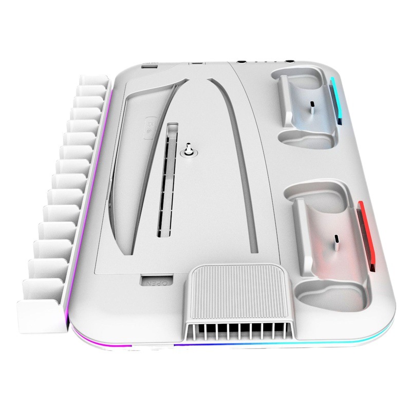 PS5slim/pro mango de base de enfriamiento multifuncional soporte de carga disco de juego soporte de almacenamiento de casco DZ504