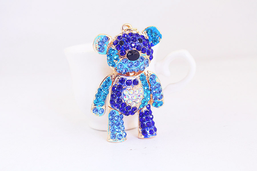58g Weight Keychain Classification 1 Piece Quantity Housewarming, Graduation Occasion Zinc alloy Material Bear Pattern Unisex Gender Cute Style Cute Bear Zinc Alloy Unisex Keychain 14