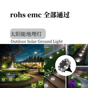 Solar Underground Lights, Lawn Lights, Courtyard Lights, Villa Landscape Ultrasonic Underground Lights, Camping Lights, Decorative Floor Lights
