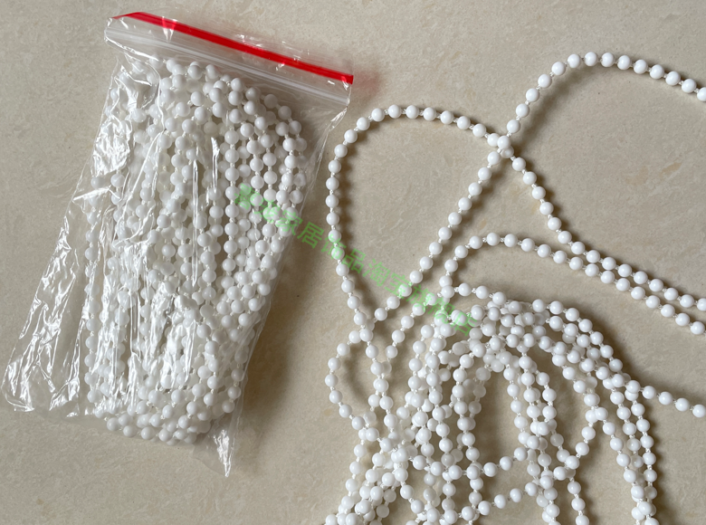 Roman Blinds Roller Blinds Encrypted Loop Beads/One Circle Without Interface White Beads/Fabric Blinds Blinds Lift Rope