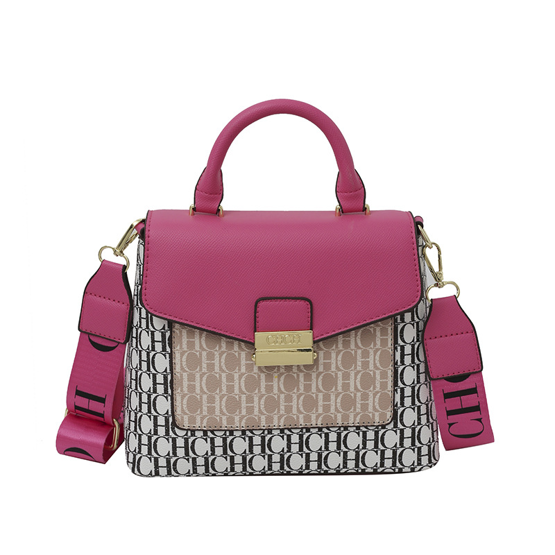 Bolso de hombro transfronterizo para mujer nuevo bolso de moda de gran capacidad con sentido premium retro clásico con letras impresas