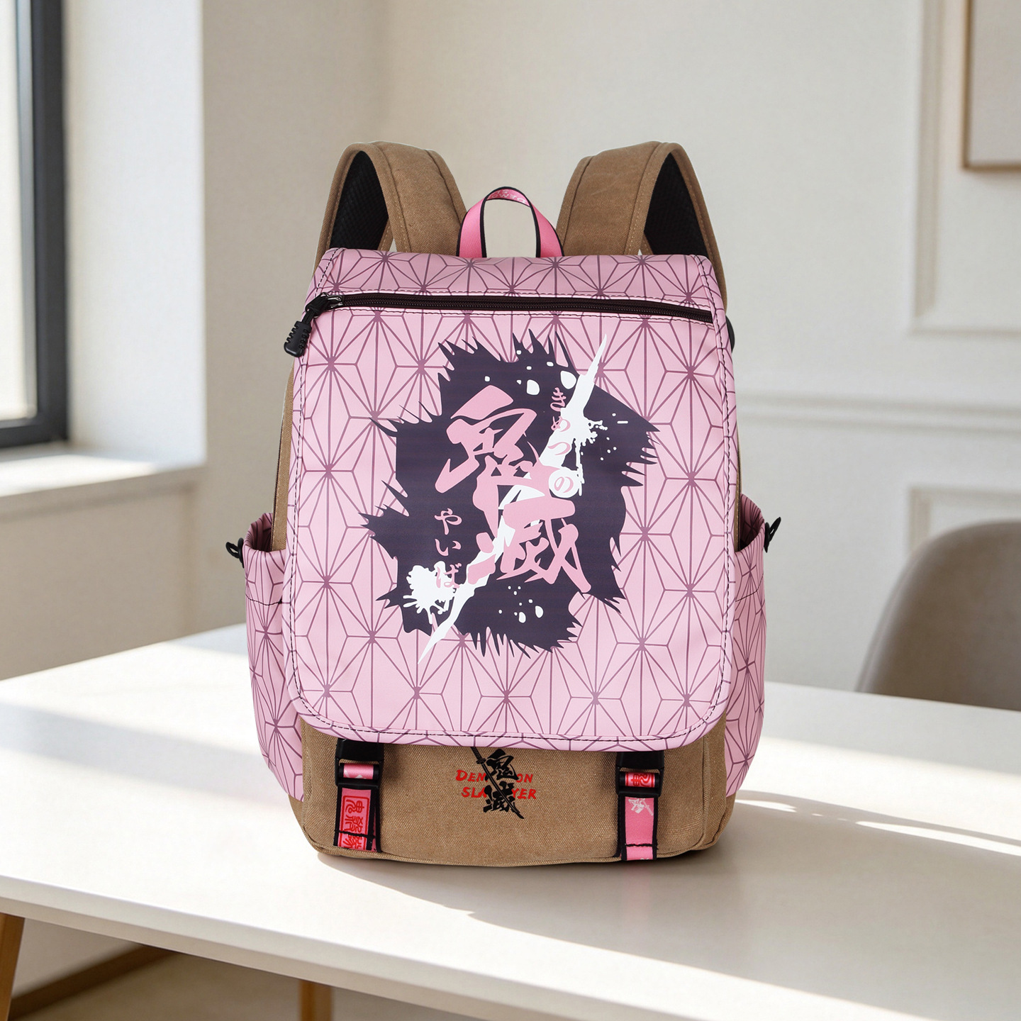 Mochila Escolar para Estudiantes de Lona Resistente al Desgaste para Escuela