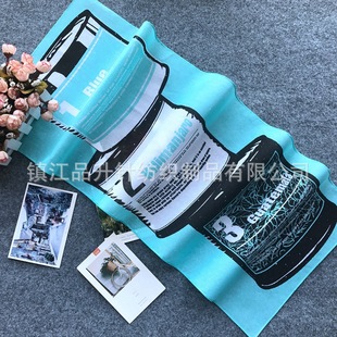 Cross-Border Export Specifically for Factory Direct Long Strips Japanese and Korean Export Long Tablecloths Hand Towels Can Be Customized with Pictures