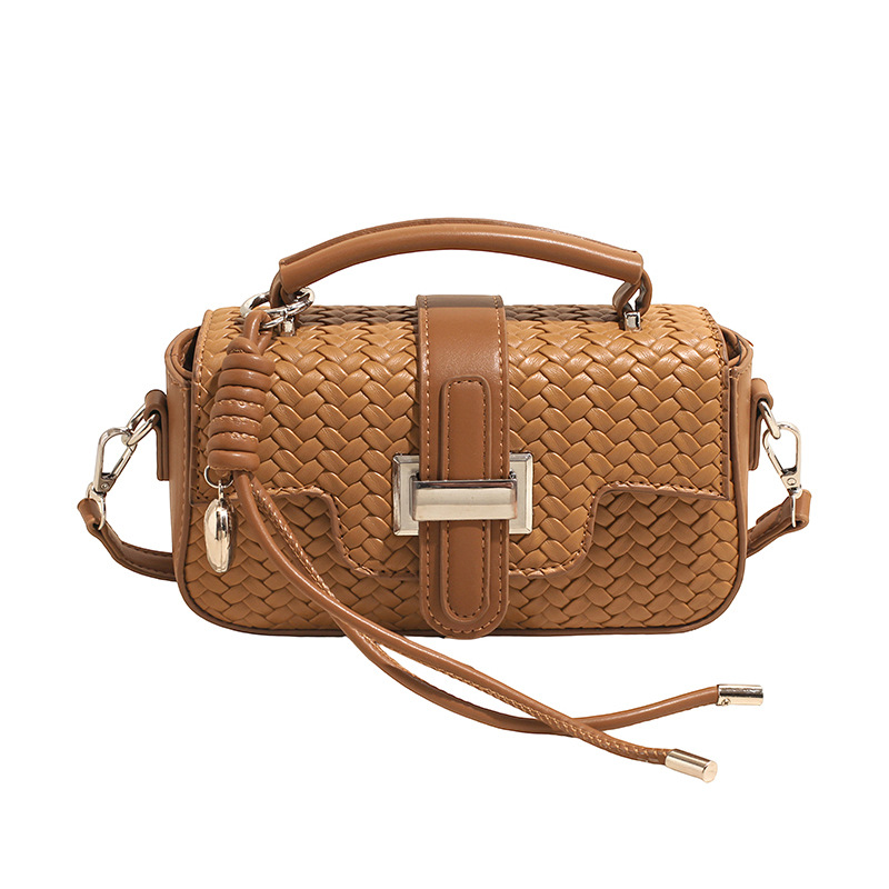 Casual coreano nicho tejido bolso de mano para mujeres 2026 nueva moda lujosa exquisita bolsa de mochila