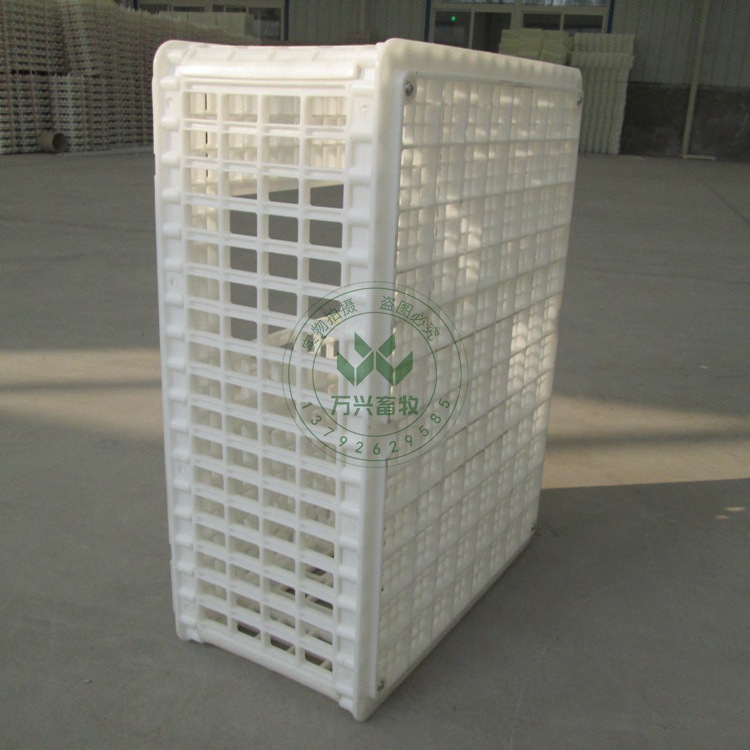 厂家供应毛鸡笼子 运输鸡笼子 耐磨塑料鸡筐多规格产地货源
