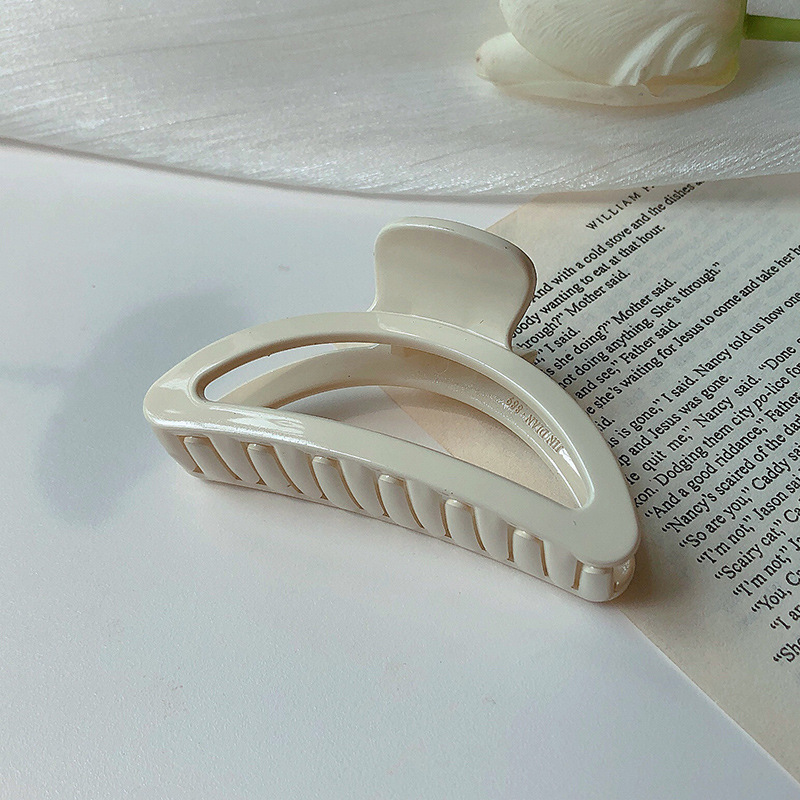 Pinza de pelo hembra Corea del Sur ins Cabeza trasera de niña retro estilo simple temperamento clip Red roja horquilla accesorios para el cabello