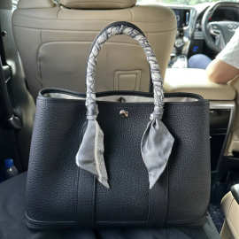 高版本花园包女2025新款真皮单肩斜跨托特包百搭包手提购物袋包