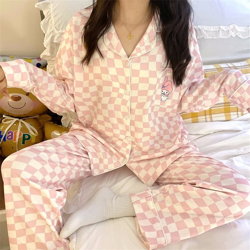 工場卸売りpyjamas日系アニメ布丁犬パジャマ女春秋綿長袖長ズボンカバー対外貿易|undefined
