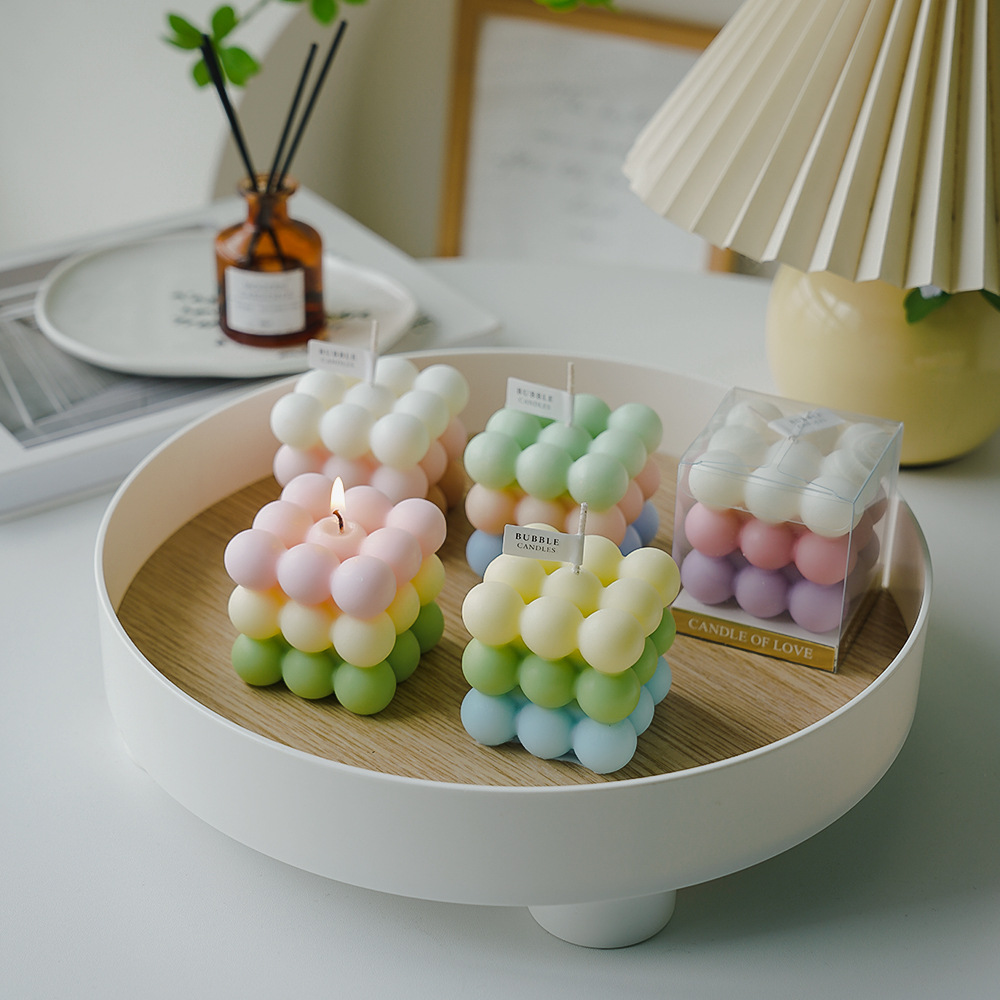 Cross-border Rubik 's perfume cera de atmósfera adornos de regalo de alto nivel de estilo de mano cera de perfume